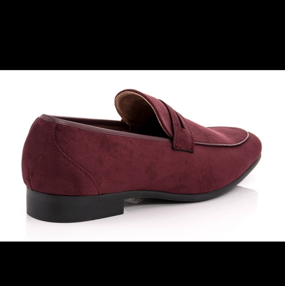 Adolfo size 8.5 Mens Penny Loafer. Burgundy. Like new. Worn once. - Picture 2 of 3